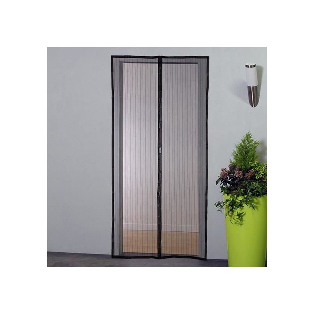 Moustiquaire rideau pour porte magnétique - H220 cm x L100 cm - Polye