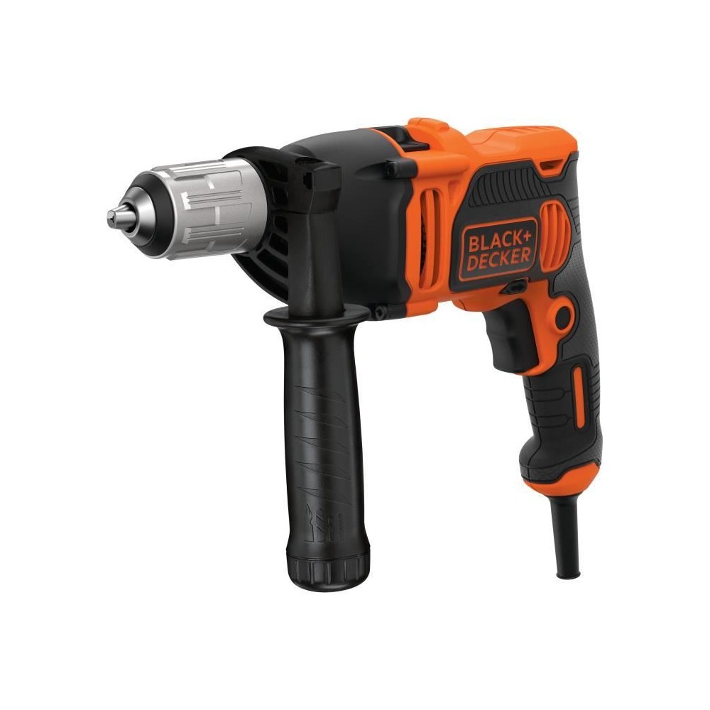 Perceuse a percussion filaire 850W BLACK+DECKER - BEH850-QS - Livrée