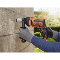 Perceuse a percussion filaire 850W BLACK+DECKER - BEH850-QS - Livrée