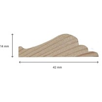 Encadrement Mouluré - NORDLINGER PRO - 80 x 60 cm - 42 x 14 mm - FSC