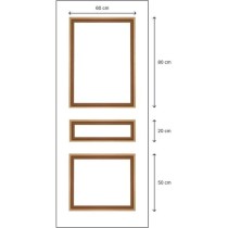 Kit moulures de porte - NORDLINGER PRO - FSC 100% - Adapté aux portes