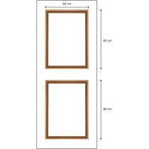 Kit moulures de porte - NORDLINGER PRO - FSC 100% - Adapté aux portes