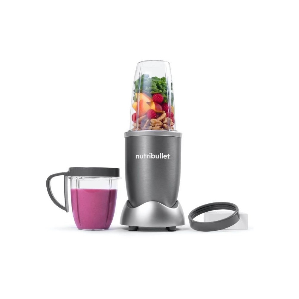 Blender - NUTRIBULLET - NB606DG - 0.7L - Acier Inoxidable - Gris - Ori