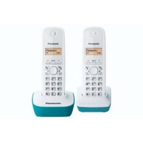 Panasonic KX-TG1612FRC | Téléphone Duo sans fil DECT sans répondeur, Bleu