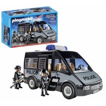 PLAYMOBIL 6043 Fourgon de police avec sirene et gyrophare, City Action Les policiers, 56 pieces, Pour enfant des 4 ans