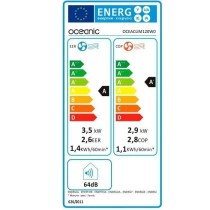 Climatiseur monobloc réversible mobile OCEANIC - 3530 W - 12000 BTU -