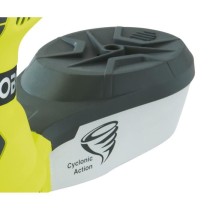 RYOBI - Ponceuse excentrique 300 W - 7 000-13 000 osc/min - diam. 125 mm - variateur de vitesse - Livrée avec 5 abrasifs - ROS3