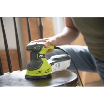 RYOBI - Ponceuse excentrique 300 W - 7 000-13 000 osc/min - diam. 125 mm - variateur de vitesse - Livrée avec 5 abrasifs - ROS3