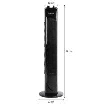 Ventilateur colonne OCEANIC - 40W - Hauteur 78 cm - 3 vitesses - Oscil