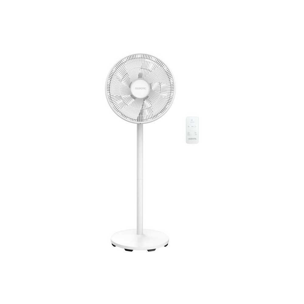 OCEANIC Ventilateur de pied digital - 50 W - Ø 40 cm - 3 vitesses - O