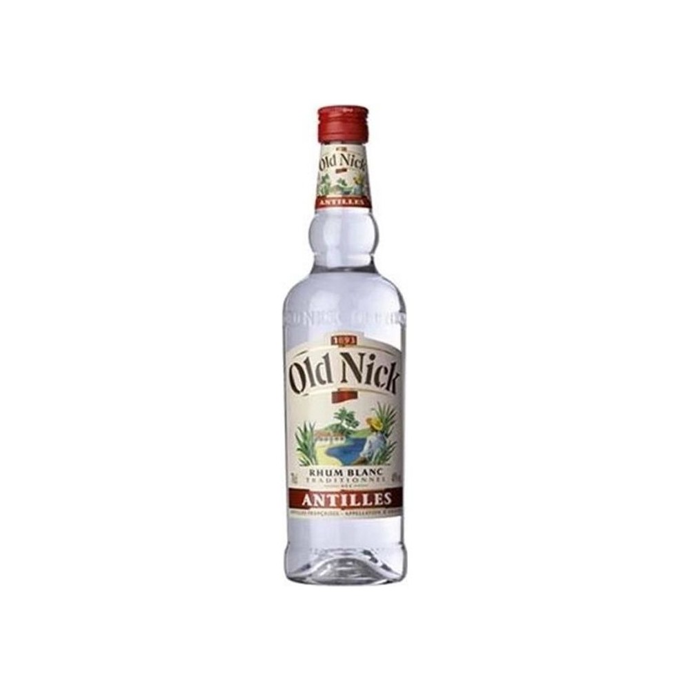 Rhum Old Nick - Rhum blanc - Antilles françaises - 40%vol - 70cl