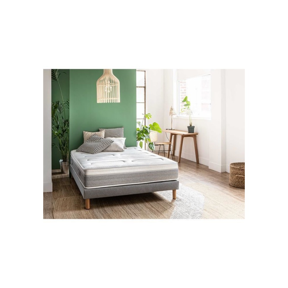 SOMDREAM DREAMCOMFORT Ensemble matelas + sommier 160x200 - 1026 ressor