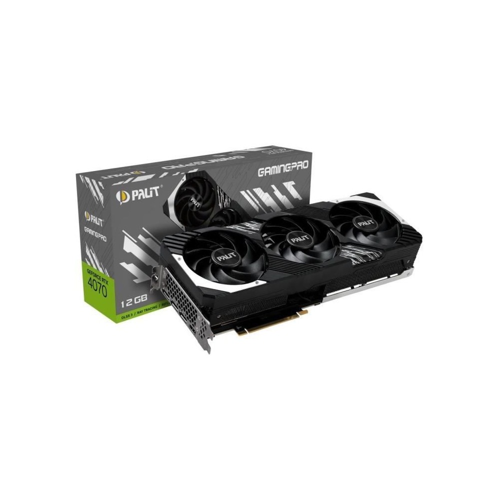 PALIT - Nvidia - Carte Graphique - GeForce RTX 4070 GamingPro - 12Go