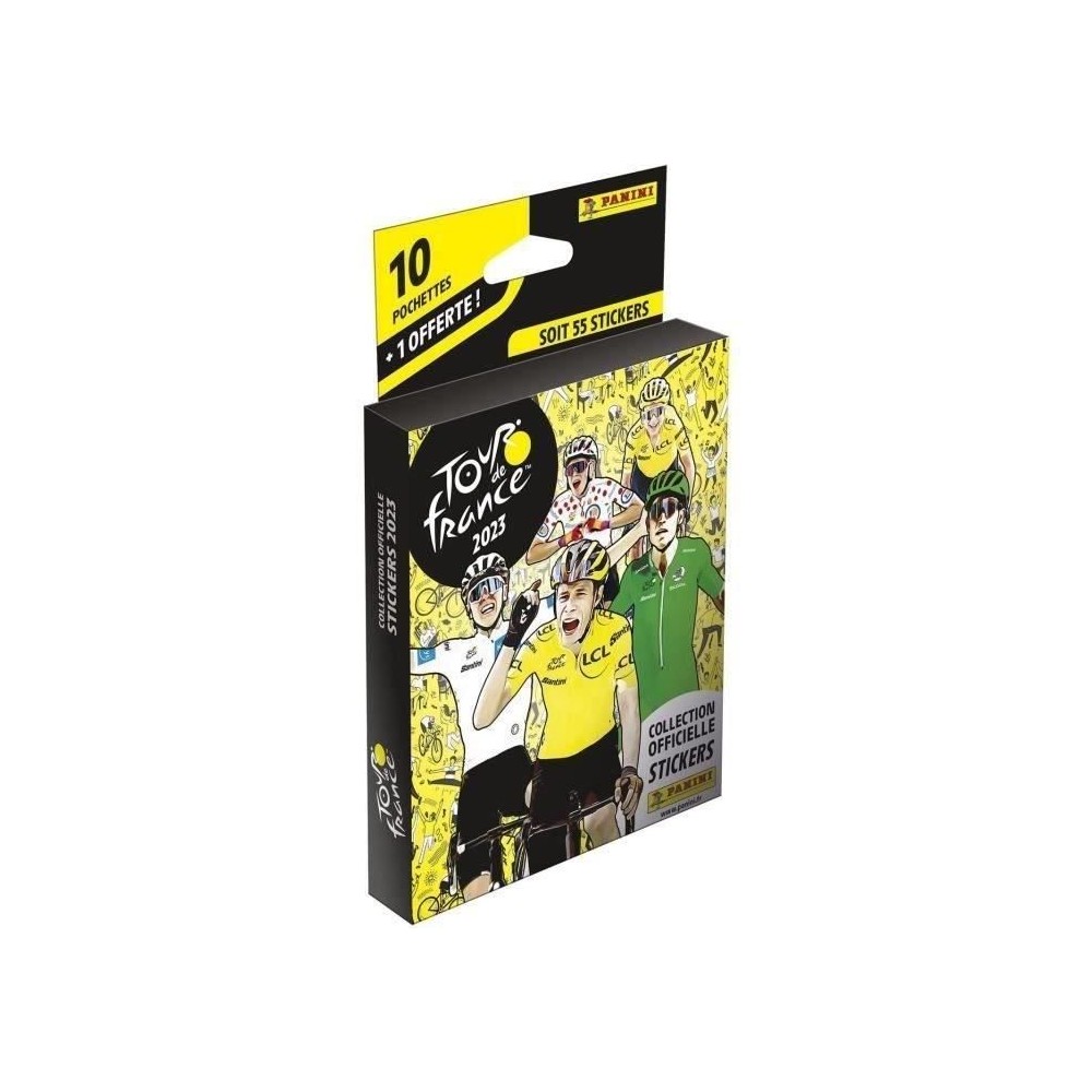 Album Panini TOUR de France 2023 - Blister 10 pochettes + 1 offerte