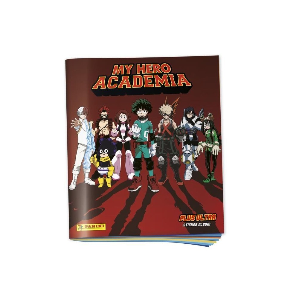 Album + porte-cartes - PANINI - My Hero Academia - 200 stickers et 50