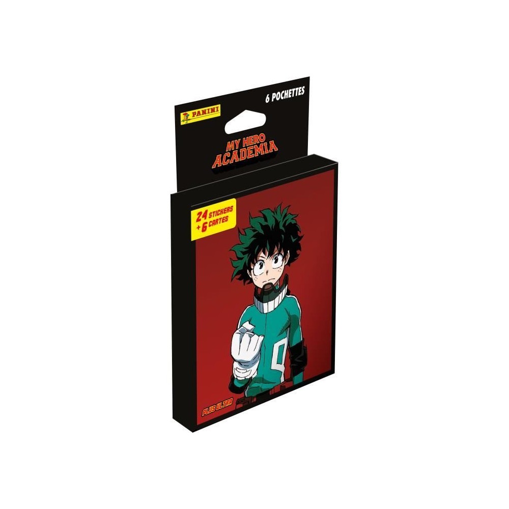 Blister 6 pochettes - PANINI - My Hero Academia - Stickers et cartes