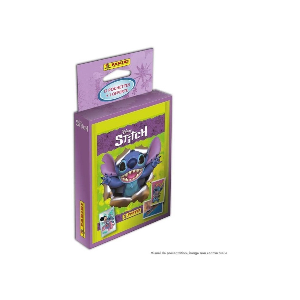 Blister de 14 pochettes - PANINI - STITCH - Contient 70 stickers