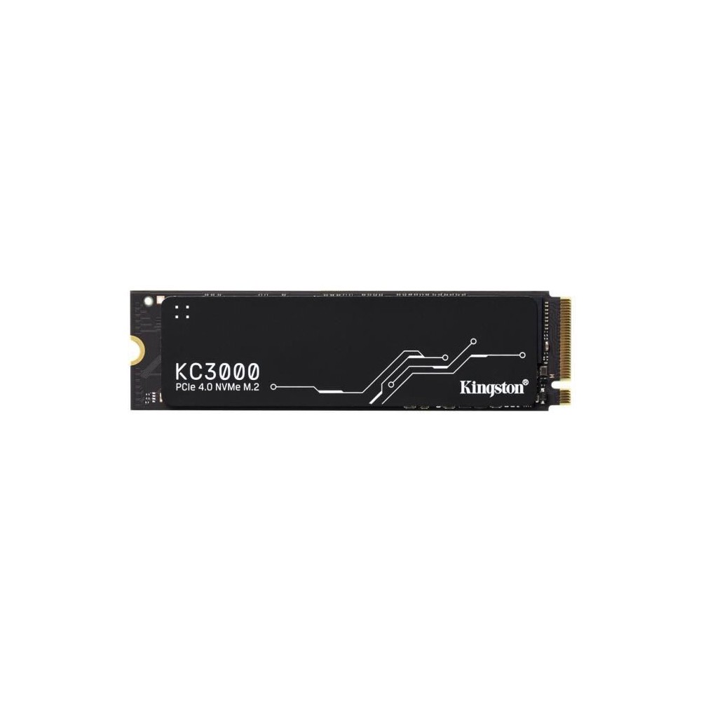 KINGSTON - SSD Interne - KC3000 - 1024Go - M.2 NVMe (SKC3000S/1024G)