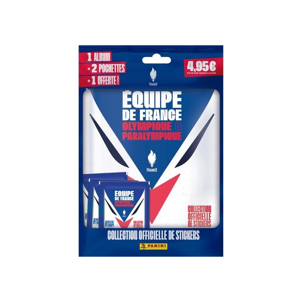 Album de stickers + pochettes - PANINI - JO 2024 Equipe de France