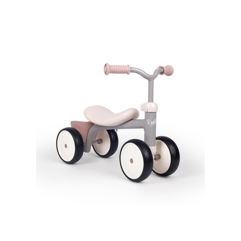 Porteur Rookie Rose en métal pour enfant des 12 mois - Smoby