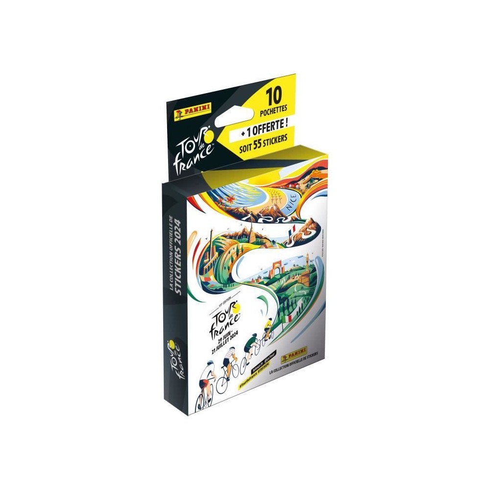 Blister -PANINI - Collection officielle Tour de France 2024 - Contient