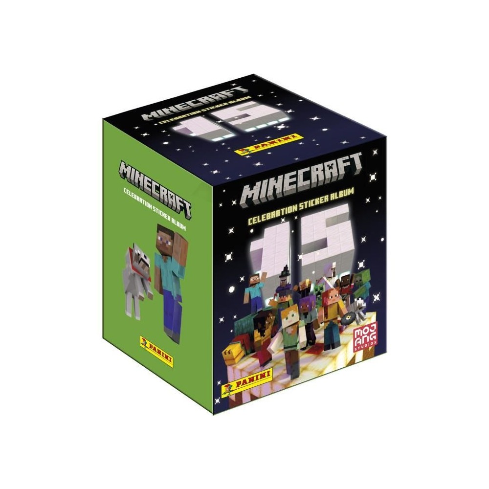 Boîte de Stickers - PANINI - Minecraft 3 (15eme anniversaire) - 36 po