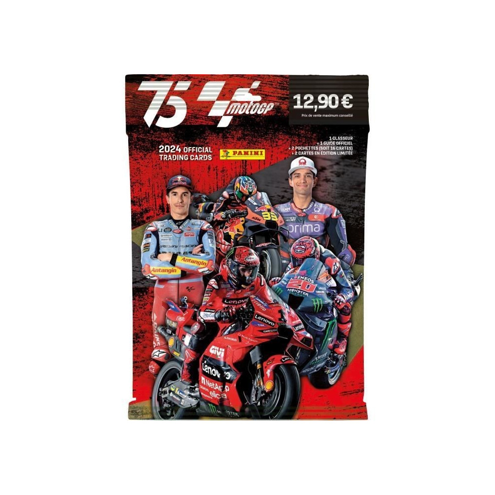 Pack de Démarrage - PANINI - Moto GP 2024 TC - Classeur + 2 pochettes