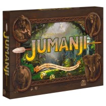 Jumanji le jeu - SPIN MASTER - Edition Rétro - Jeu de plateau pour Toute La Famille ou entre Adultes