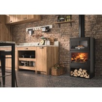 Poele a bois - PANADERO - Faro Ecodesign - 6,9 kw - Bûches 60 cm