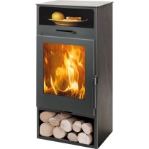 Poele a bois - PANADERO - Nijar Ecodesign - 6,3 kw - Bûches 40 cm