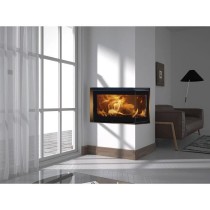 Foyer a bois - PANADERO - Hogar angle a droite Ecodesign - 5,9 kw - B