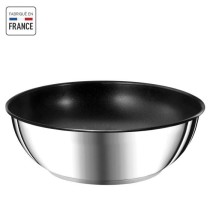 TEFAL INGENIO Preference Poele wok 26 cm, Induction, Antiadhésif, Empilable, Compatible lave-vaisselle, Fabriqué en France L97