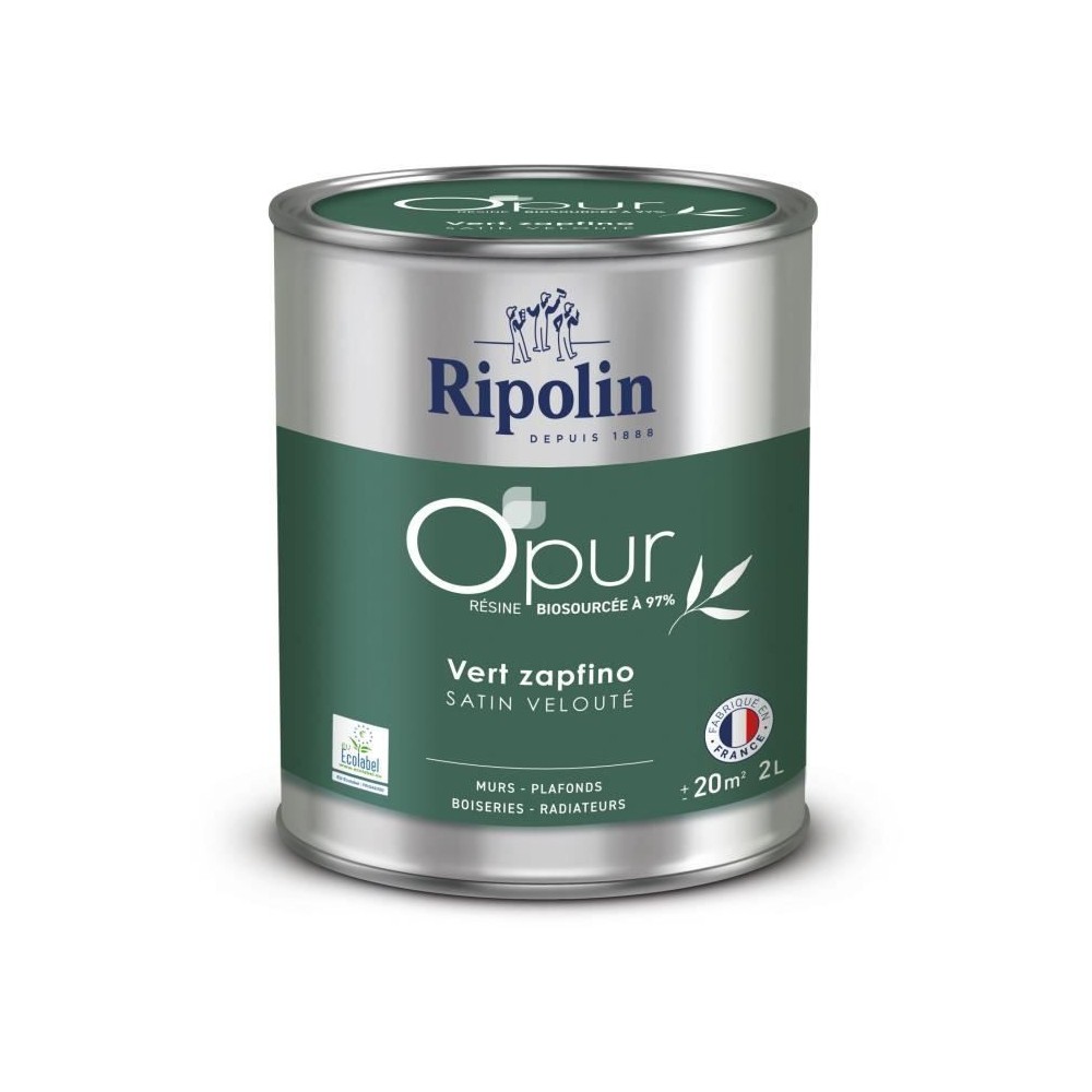 Peinture O'PUR murs, boiseries & radiateurs - RIPOLIN - 472187 - Vert