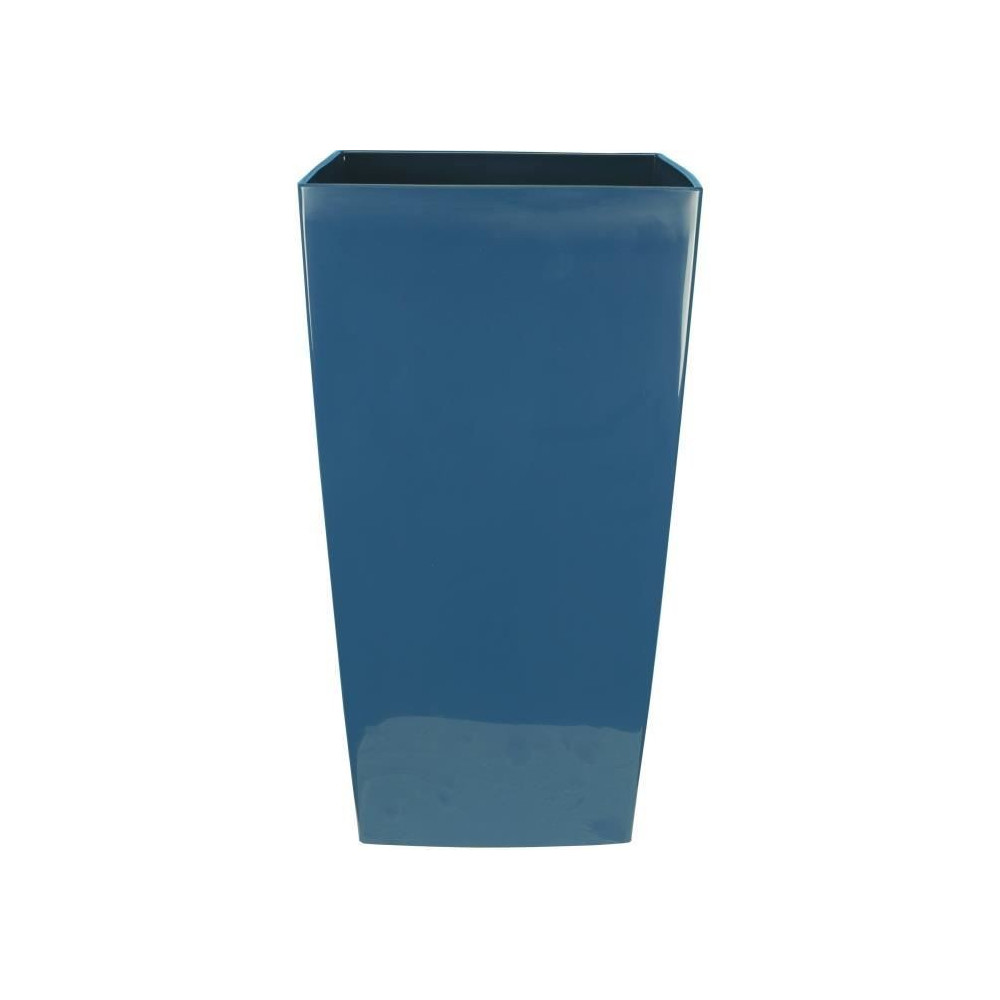 Bac a fleurs carré RIVIERA NUANCE - Plastique - L29xP29xH52 cm - Bleu