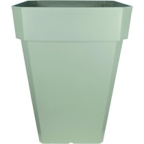 Bac a fleurs carré RIVIERA SOLEILLA - Plastique - Hauteur 53 cm - Bla