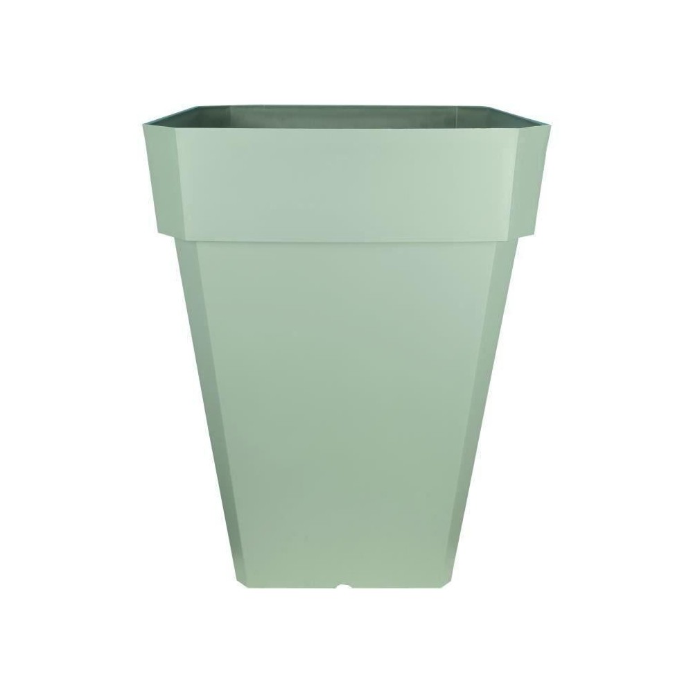 Bac a fleurs carré RIVIERA SOLEILLA - Plastique - Hauteur 53 cm - Bla