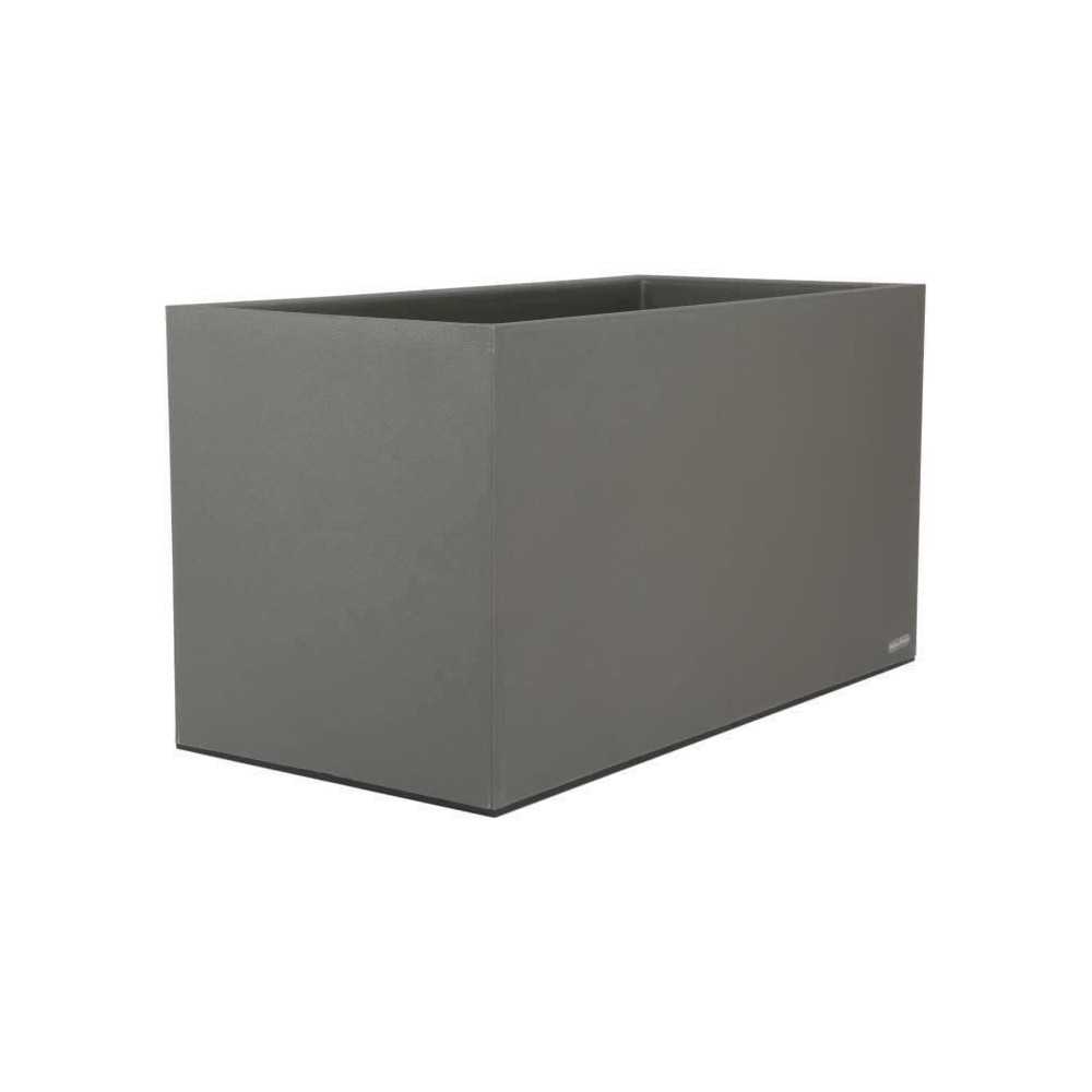 Bac a fleurs GRANIT - 60x30 cm - Gris