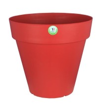 RIVIERA Pot de fleurs Soleilla - Rond - Ø 49 x 44,8 cm - Rouge