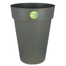 RIVIERA Pot de fleurs Soleilla - Rond - Ø 50 x 66 cm - Gris pailleté