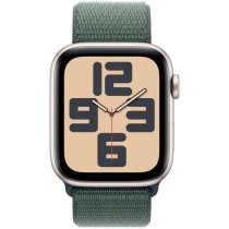 Apple Watch SE GPS - 44mm - Boîtier Starlight Aluminium - Bracelet Lake Green Sport Loop