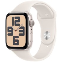 Apple Watch SE GPS - 44mm - Boîtier Starlight Aluminium - Bracelet Starlight Sport Band - S/M