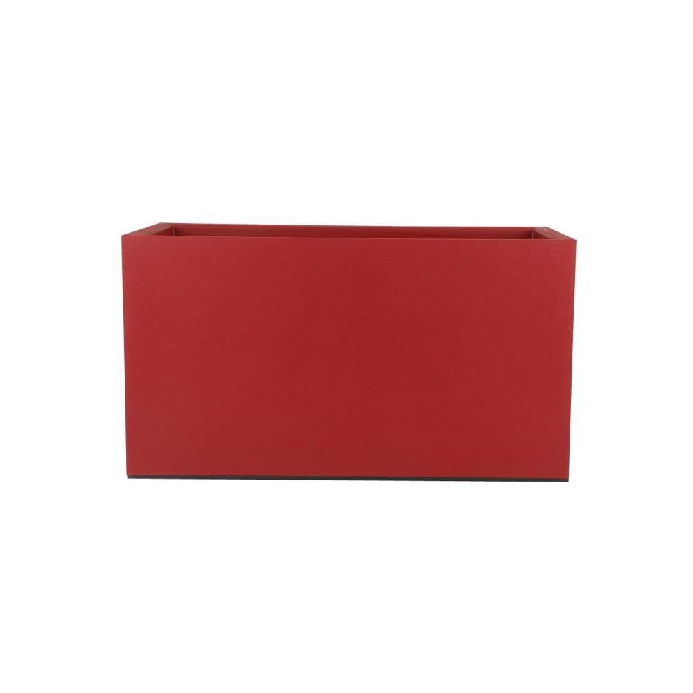 RIVIERA Jardiniere Granit - 80x40 cm - Rouge