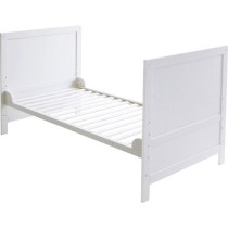 ROBA Lit Bébé Évolutif 70x140 - Réglable en Hauteur - 3 Barreaux A