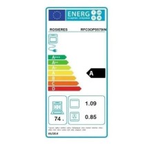 Four encastrable pyrolyse chaleur pulsée ROSIERES RFC3OP5579IN - noir