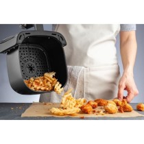 Friteuse sans huile – ARTHUR MARTIN - Airfryer 5 L- 1400 W - Ecran tactile - 7 pré-réglages de cuisson - Noir