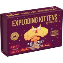 Jeu d'ambiance - ASMODEE - Exploding Kittens : Édition Festive - Pour Adultes - Durée 15 min