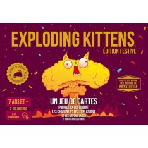 Jeu d'ambiance - ASMODEE - Exploding Kittens : Édition Festive - Pour Adultes - Durée 15 min