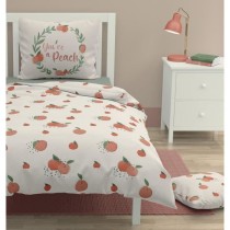 Parure de couette ROUPILLON Peachy - 2 Pcs - 140 x 200 - 100% Coton -