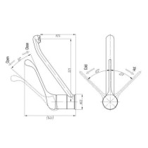 ROUSSEAU Robinet mitigeur de cuisine Edinburgh PMR - Sans douchette -