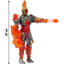 Figurine articulée - GORMITI - Gormiti avec attaque lumineuse Feu - Fireon - 27 cm - a partir de 4 ans - GRV073